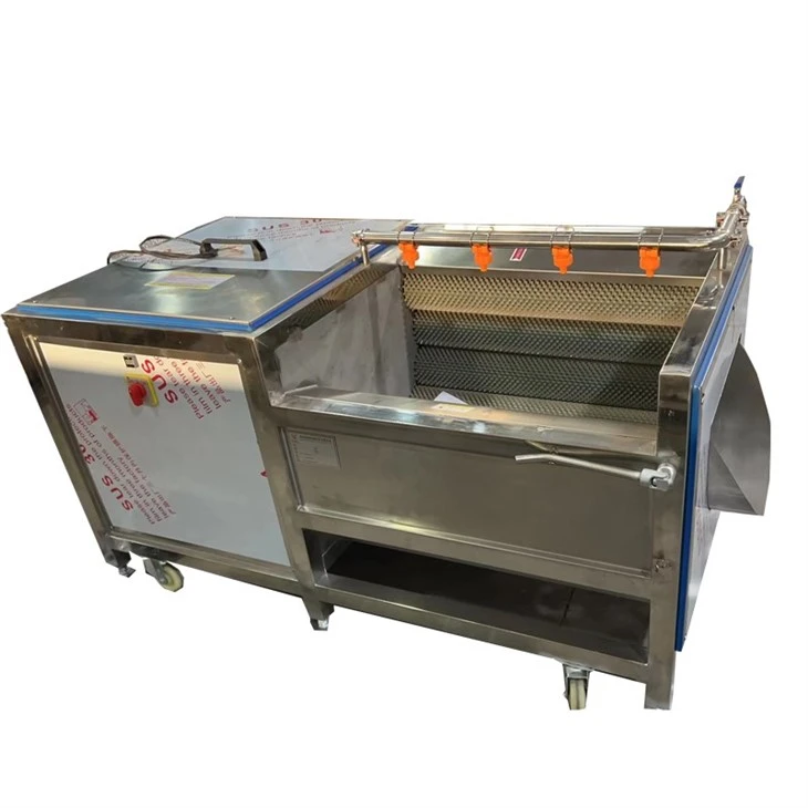 Potato Washer And Peeler Machine